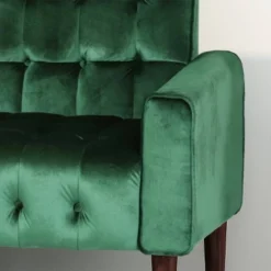Hertford Tufted Velvet Sofa Emerald - Christopher Knight Home 7 Hertford Tufted Velvet Sofa Emerald - Christopher Knight Home -Living Furniture GUEST 014b7bc3 5df1 41a7 a22e 3d8341976a8b