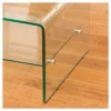 Ramona Long Coffee Table Glass With Shelf - Christopher Knight Home: Sleek Rectangle Design For Family Room
