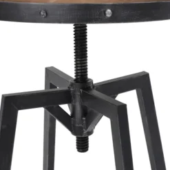Fenix Wooden Barstool Antique - Christopher Knight Home -Living Furniture GUEST 01952357 d7cc 4bdc 870f ce4aef86b18e