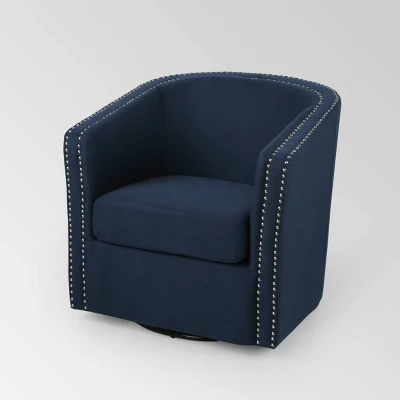Maya Contemporary Swivel Chair - Christopher Knight Home 7 Maya Contemporary Swivel Chair - Christopher Knight Home - Image 7