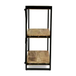 Brinkley Modern Industrial Handcrafted 3 Shelf Mango Wood Shelving Unit Natural/Black - Christopher Knight Home 11 Brinkley Modern Industrial Handcrafted 3 Shelf Mango Wood Shelving Unit Natural/Black - Christopher Knight Home -Living Furniture GUEST 0297a242 f957 4f58 b796 c6144c7240f4