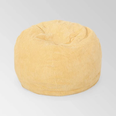 Kenli 3' Modern Corduroy Beanbag - Christopher Knight Home 7 Kenli 3' Modern Corduroy Beanbag - Christopher Knight Home - Image 7