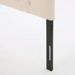 Queen Marlen Tufted Headboard Beige - Christopher Knight Home -Living Furniture GUEST 0365a013 1b69 4bed 8110 45ea67eff5a4