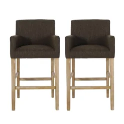 Set Of 2 30.5" Armga Contemporary Fabric Upholstered Wood Counter Height Barstools - Christopher Knight Home 19 Set Of 2 30.5" Armga Contemporary Fabric Upholstered Wood Counter Height Barstools - Christopher Knight Home -Living Furniture GUEST 0394d893 ad63 4d60 a0c2 7d378c4ebb59