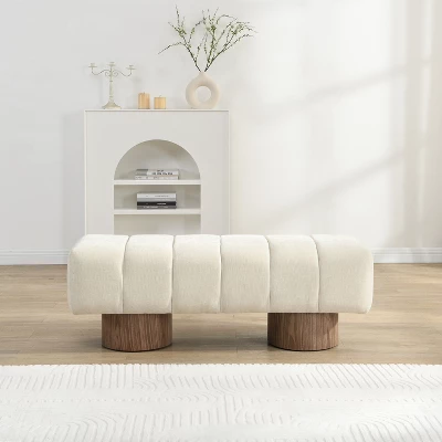 Christopher Knight Home Gale 50" Contemporary Muti-functional Chenille Upholstered Dining Bench 8 Christopher Knight Home Gale 50" Contemporary Muti-functional Chenille Upholstered Dining Bench - Image 8