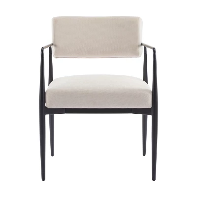 Christopher Knight Home Behrens Mid-Century Modern Upholstered Dining Chairs (Set Of 2) 3 Christopher Knight Home Behrens Mid-Century Modern Upholstered Dining Chairs (Set Of 2) - Image 3