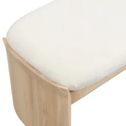 Christopher Knight Home Bellomy Modern 51.5 Inch Rubberwood Upholstered Ottoman 13 Christopher Knight Home Bellomy Modern 51.5 Inch Rubberwood Upholstered Ottoman -Living Furniture GUEST 04f9e29e 1efa 4b61 ab83 7b74142a8adb