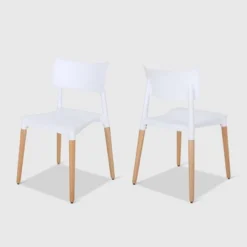 Set Of 2 Margaretta Modern Dining Chairs - Christopher Knight Home -Living Furniture GUEST 05710ba2 002d 4d66 8439 fbdc319f0c68