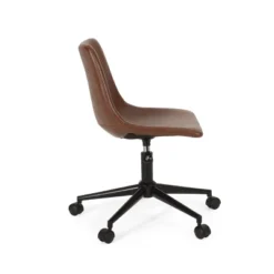 Jarvi Contemporary Upholstered Swivel Office Chair With Rolling Casters - Christopher Knight Home 18 Jarvi Contemporary Upholstered Swivel Office Chair With Rolling Casters - Christopher Knight Home -Living Furniture GUEST 05e7e809 98b9 4b32 83d9 fa376bcd84f3