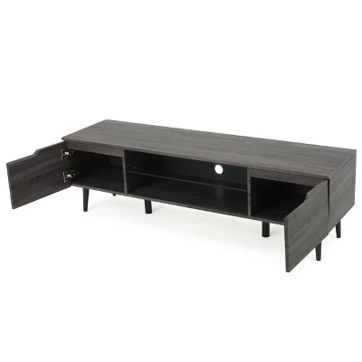 Rowan TV Stand For TVs Up To 56" - Christopher Knight Home 2 Rowan TV Stand For TVs Up To 56" - Christopher Knight Home - Image 2