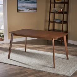 5pc Alma Mid Century Wood Dining Set - Christopher Knight Home -Living Furniture GUEST 0674762d a966 4b22 94f7 320a2d3f2108