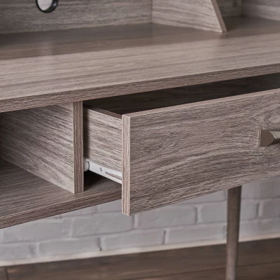 2pc Brenda Mid Century Home Office Set - Christopher Knight Home 2 2pc Brenda Mid Century Home Office Set - Christopher Knight Home - Image 2