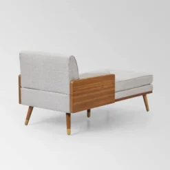 Fortas Mid-Century Modern Chaise Lounge - Christopher Knight Home -Living Furniture GUEST 08bd9feb d1fd 43ca 8979 11ba4b45b8f0