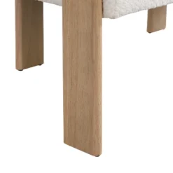 Christopher Knight Home Webb 53" Modern Rubberwood Boucle Upholstered Loveseat -Living Furniture GUEST 08c02213 edfa 4dbe b343 71b399fb50a4