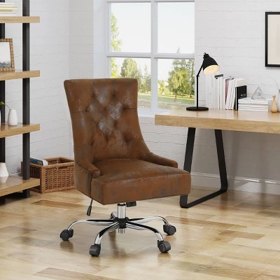 Americo Home Office Desk Chair - Christopher Knight Home 1 Americo Home Office Desk Chair - Christopher Knight Home