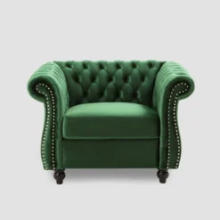 Westminster Chesterfield Club Chair - Christopher Knight Home -Living Furniture GUEST 0956279b 3598 4530 a16e 89140d664c7e
