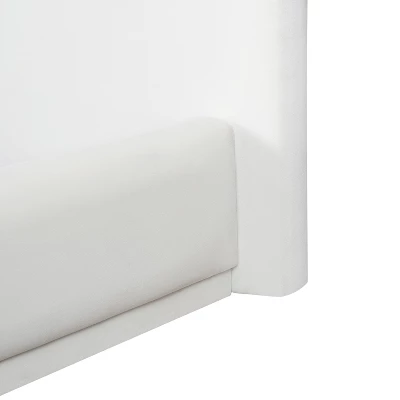 Christopher Knight Home Berry Modern Minimalist Velvet Upholstered Wood Platform Bed 7 Christopher Knight Home Berry Modern Minimalist Velvet Upholstered Wood Platform Bed - Image 7