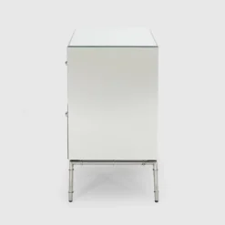 Crowley Modern Mirrored Cabinet Silver - Christopher Knight Home -Living Furniture GUEST 0adf0c90 8a6a 441a b4a8 d0c6462a9a7a