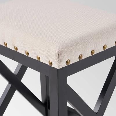 Set Of 2 Greely Farmhouse Barstools - Christopher Knight Home 2 Set Of 2 Greely Farmhouse Barstools - Christopher Knight Home - Image 2