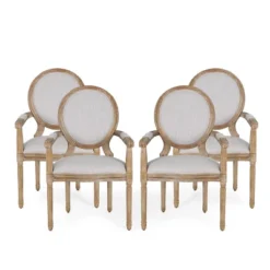Set Of 4 Judith French Country Wood Upholstered Dining Chairs - Christopher Knight Home 27 Set Of 4 Judith French Country Wood Upholstered Dining Chairs - Christopher Knight Home -Living Furniture GUEST 0b1c5077 46a9 4053 be20 fd1aaf29be34