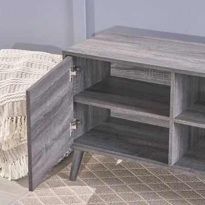 74" Dontae Mid Century Modern TV Stand - Christopher Knight Home 5 74" Dontae Mid Century Modern TV Stand - Christopher Knight Home - Image 5