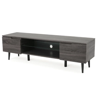 Rowan TV Stand For TVs Up To 56" - Christopher Knight Home 4 Rowan TV Stand For TVs Up To 56" - Christopher Knight Home - Image 4