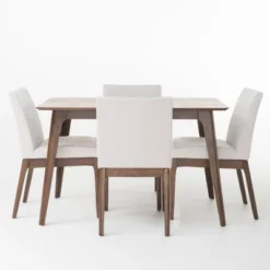 5pc Kwame Rectangular Dining Set - Christopher Knight Home -Living Furniture GUEST 0d3dee6e eab4 4a0a bb92 613d7e151dd6