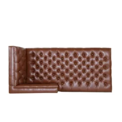 Tignall Contemporary Tufted One Armed Chaise Lounge - Christopher Knight Home -Living Furniture GUEST 0dbba356 312f 431f 8dfc 5e51de0d8deb