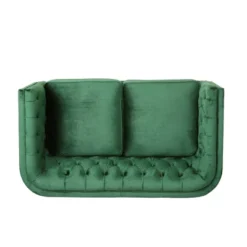Holasek Contemporary Velvet Upholstered Tufted Loveseat - Christopher Knight Home 14 Holasek Contemporary Velvet Upholstered Tufted Loveseat - Christopher Knight Home -Living Furniture GUEST 0f6c058b f6c2 43f0 bded 6456eeded143