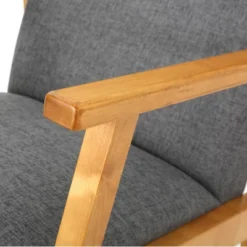 Harvey Mid-Century Modern Fabric Rocking Chair - Christopher Knight Home -Living Furniture GUEST 10ef27b8 1525 4d7c 92aa 79961fc001b9