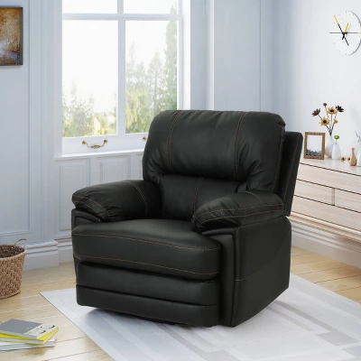 Elodie Leather Swivel Power Recliner - Christopher Knight Home 1 Elodie Leather Swivel Power Recliner - Christopher Knight Home