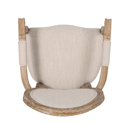 Set Of 4 Judith French Country Wood Upholstered Dining Chairs - Christopher Knight Home 6 Set Of 4 Judith French Country Wood Upholstered Dining Chairs - Christopher Knight Home - Image 6