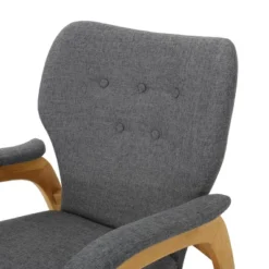 Braant Mid-Century Fabric Rocker - Christopher Knight Home -Living Furniture GUEST 11804e99 e607 4870 afd9 32e7287817f6