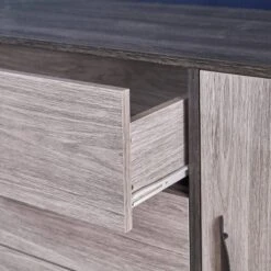 Sincere Mid Century Modern Multipurpose Cabinet Sonoma Gray - Christopher Knight Home -Living Furniture GUEST 14664b8e 1692 4a89 b821 fbb7910a2b39