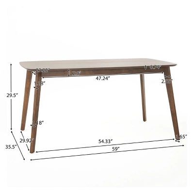 Nyala Dining Table - Christopher Knight Home 4 Nyala Dining Table - Christopher Knight Home - Image 4