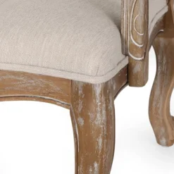 Set Of 2 Andrea French Country Wood And Cane Upholstered Dining Armchairs - Christopher Knight Home 22 Set Of 2 Andrea French Country Wood And Cane Upholstered Dining Armchairs - Christopher Knight Home -Living Furniture GUEST 185b987e bdfc 43af 912d 00bd90a5c8a3