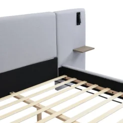 Christopher Knight Home Bertha Modern Upholstered Bed With Integrated Lights And Shelves -Living Furniture GUEST 18ac3e9a 8f2c 4a5e 9e87 4b9484d4a53a