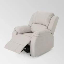 Mozelle Classic Gliding Recliner Beige - Christopher Knight Home -Living Furniture GUEST 1be1a6dd 9d3d 46f2 9cd3 f7cb38924893