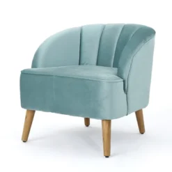 Amaia Modern New Velvet Club Chair - Christopher Knight Home -Living Furniture GUEST 1cdd9acf a778 4053 947b a8c2b8036e7b