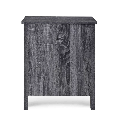 Set Of 2 Olimont Contemporary 2 Drawer Nightstands Sonoma Gray Oak - Christopher Knight Home 4 Set Of 2 Olimont Contemporary 2 Drawer Nightstands Sonoma Gray Oak - Christopher Knight Home - Image 4