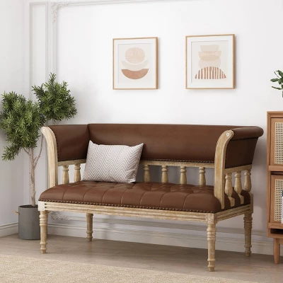 Loyning Traditional Upholstered Tufted Loveseat - Christopher Knight Home 1 Loyning Traditional Upholstered Tufted Loveseat - Christopher Knight Home