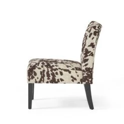 Set Of 2 Kassi Cowhide Print Upholstered Accent Chair - Christopher Knight Home -Living Furniture GUEST 1fb08d9a 66ed 4d45 a734 1fa3773fdeee