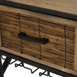 Boster Boho Industrial 8 Bottle Wine Rack Console Table With Storage Natural/Black - Christopher Knight Home 20 Boster Boho Industrial 8 Bottle Wine Rack Console Table With Storage Natural/Black - Christopher Knight Home -Living Furniture GUEST 2015cf11 632f 43b8 bdc7 2690997c9917