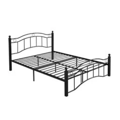 Queen Bouvardia Modern Contemporary Iron Bed - Christopher Knight Home -Living Furniture GUEST 21742752 1f85 402c a158 cb10bbfc4488