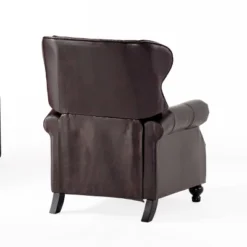 Walder Bonded Leather Press-Back Recliner Club Chair Brown - Christopher Knight Home 13 Walder Bonded Leather Press-Back Recliner Club Chair Brown - Christopher Knight Home -Living Furniture GUEST 21d04305 f8b6 437e adf0 8fb84336bf55