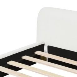 Christopher Knight Home Samson Modern Boucle Upholstered Wood Platform Bed With Headboard, White 14 Christopher Knight Home Samson Modern Boucle Upholstered Wood Platform Bed With Headboard, White -Living Furniture GUEST 22e39b04 5db2 4819 9deb c412db520a60