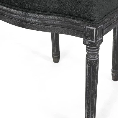 2pk Aquilla French Country Wood And Cane Upholstered Dining Chairs - Christopher Knight Home 7 2pk Aquilla French Country Wood And Cane Upholstered Dining Chairs - Christopher Knight Home - Image 7