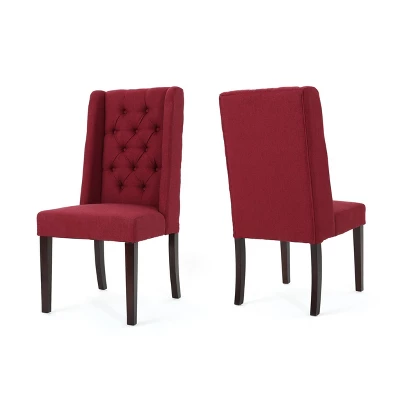 Set Of 2 Blythe Tufted Dining Chairs - Christopher Knight Home 7 Set Of 2 Blythe Tufted Dining Chairs - Christopher Knight Home - Image 7