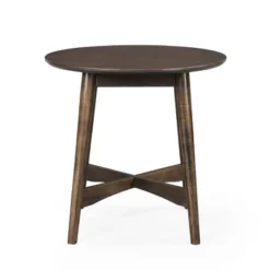Behrens Mid-Century Modern Wood End Table - Christopher Knight Home -Living Furniture GUEST 286e4f92 63ae 41ea bada 86bfa04362bb