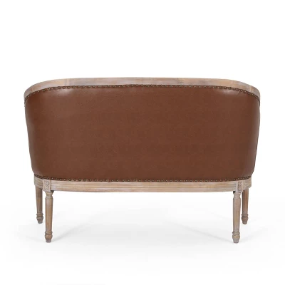 Faye Traditional Tufted Upholstered Loveseat - Christopher Knight Home 5 Faye Traditional Tufted Upholstered Loveseat - Christopher Knight Home - Image 5